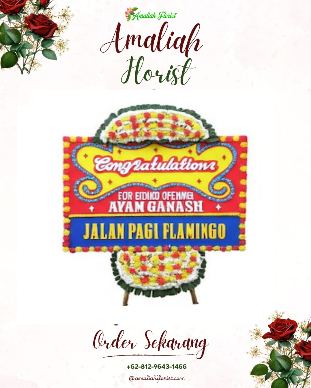 Sewa Papan Bunga Tanjunganom